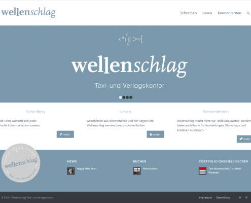 Screenshot www.wellenschlag-verlag.de
